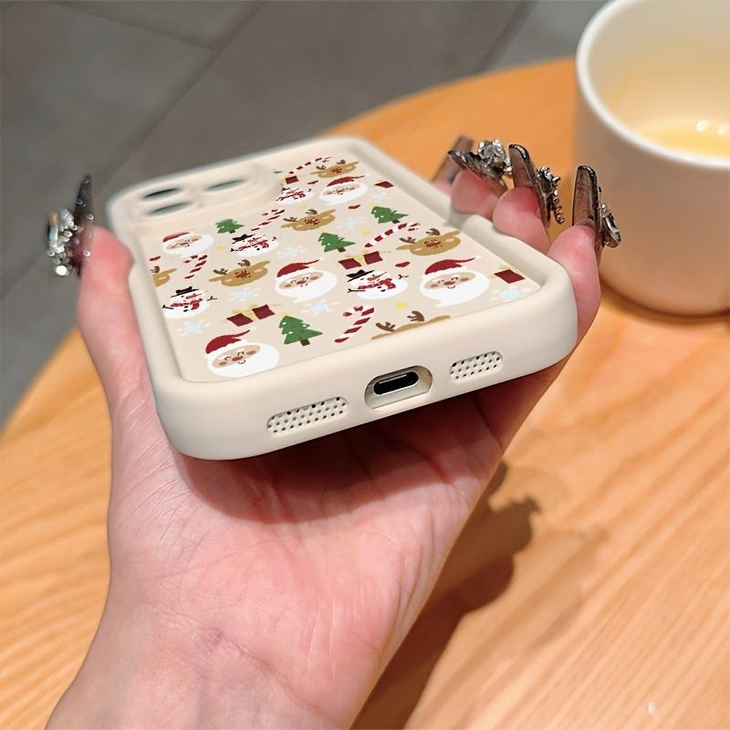 Santa Claus Reindeer And Snowman Phone Case For Xiaomi Redmi Note 14 Pro Plus 5G 13 12S 12 11 10 14C 13C 12C Soft Silicone Cover