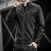 Autumn and Winter Men's Casual Jacket Men's Pu Leather Jacket Korean Style Slim Jacket Men's Leather Jacket Trendy