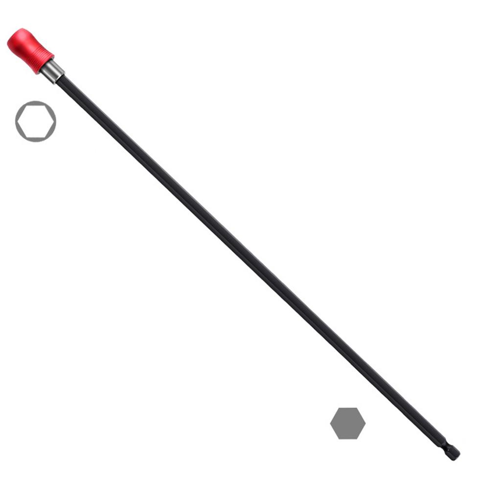 Stainless Steel Bit Extension 14 Inch Magnetic Screwdriver Holder Flexible Drill Bit Extension