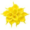 10 Pcs Artificial Calla Lily Real Touch Artificial Flowers for Wedding Bridal Bouquet Home Decor Party Supplies
