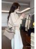 Women's Double Zipper Lapel Knit Cardigan - Soft, Cozy, and Thickened for Autumn/Winter
