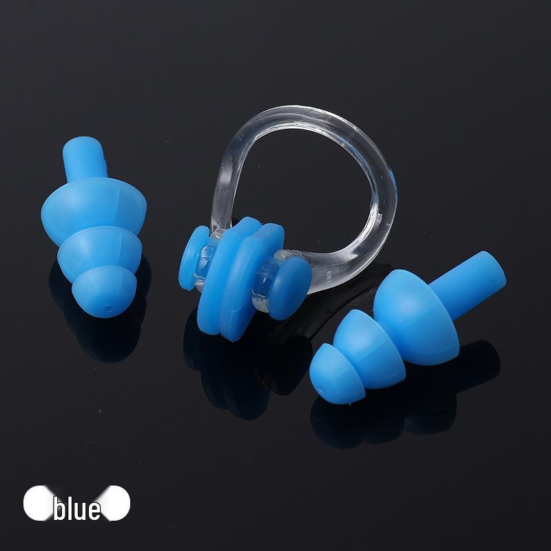 Diving Nose Clip & Earplug Set for Adults & Kids - Professional Silicone Waterproof Swimming Gear