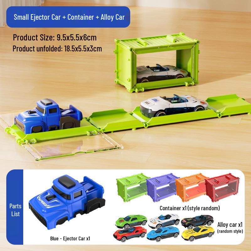 Children s Educational Cargo Ship & Car Track Toy - Boys Birthday Gift