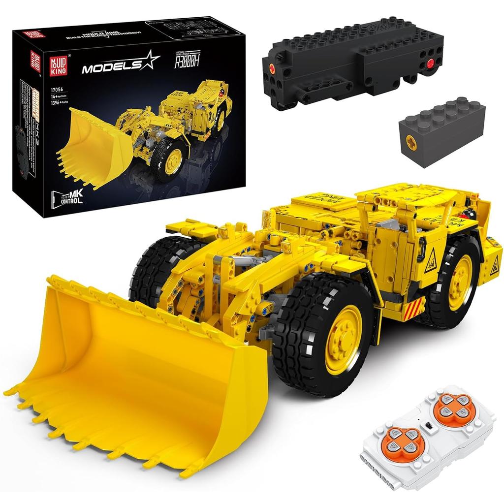 MOULD KING 17056 Bloc de construction de voiture technique La télécommande R3000H Mine Loader Modèle Assemblage Camion Brique Jouets Enfants Cadeau