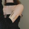 Vintage Eenvoudige Bovenarm Armband Voor Vrouwen Trendy Geometrische Waterdruppel Vorm Armbanden Verstelbare Feest Bruiloft Sieraden Cadeaus