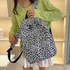 Nylon Schüler Schultasche Tagesrucksack Rucksack mit großem Fassungsvermögen Laptoptasche Rucksack mit Leopardenmuster Reisen