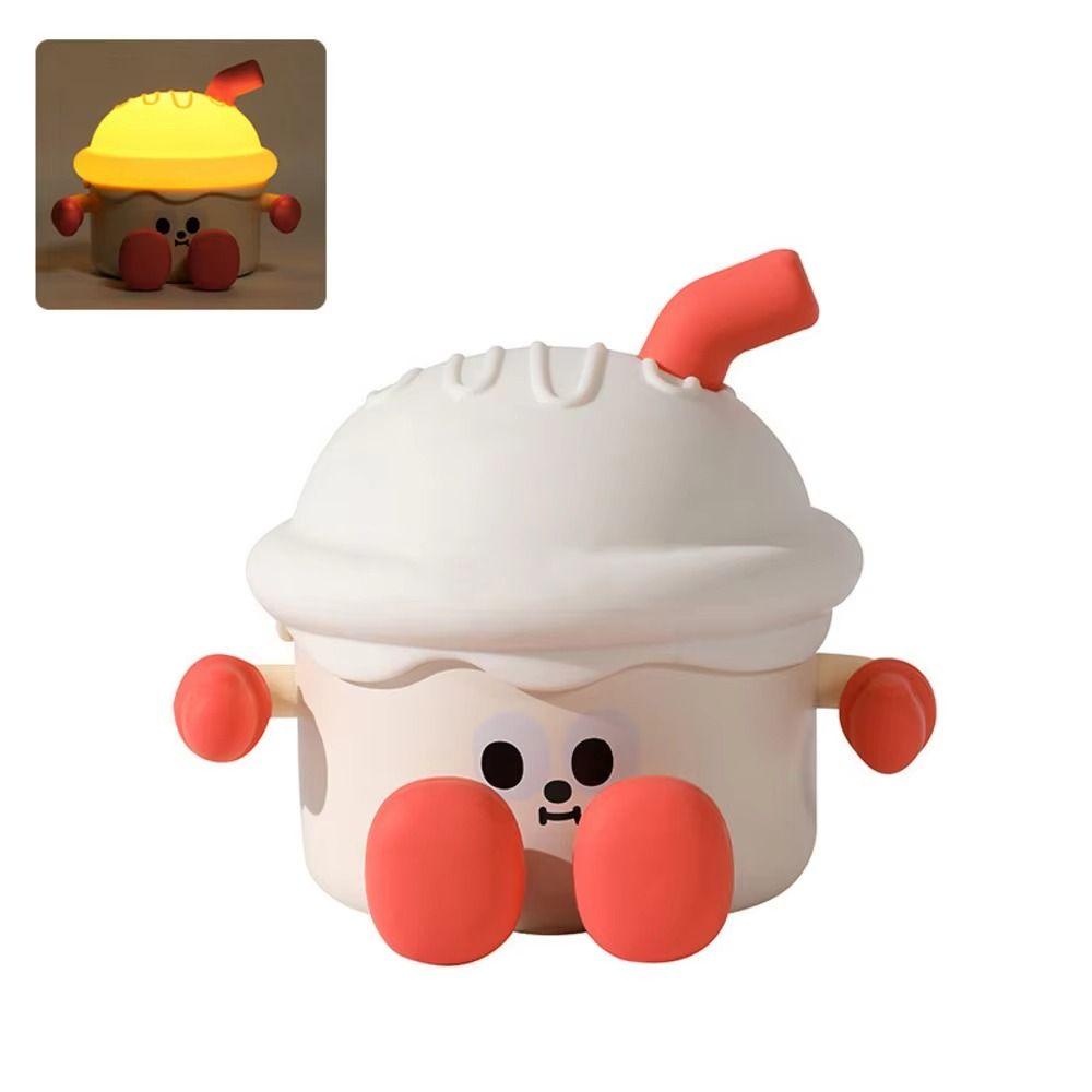 Creative Sensor Pat Lamp Cute Ice Cream Lamp Sleep Aid Light Bedside Lamp For Adults