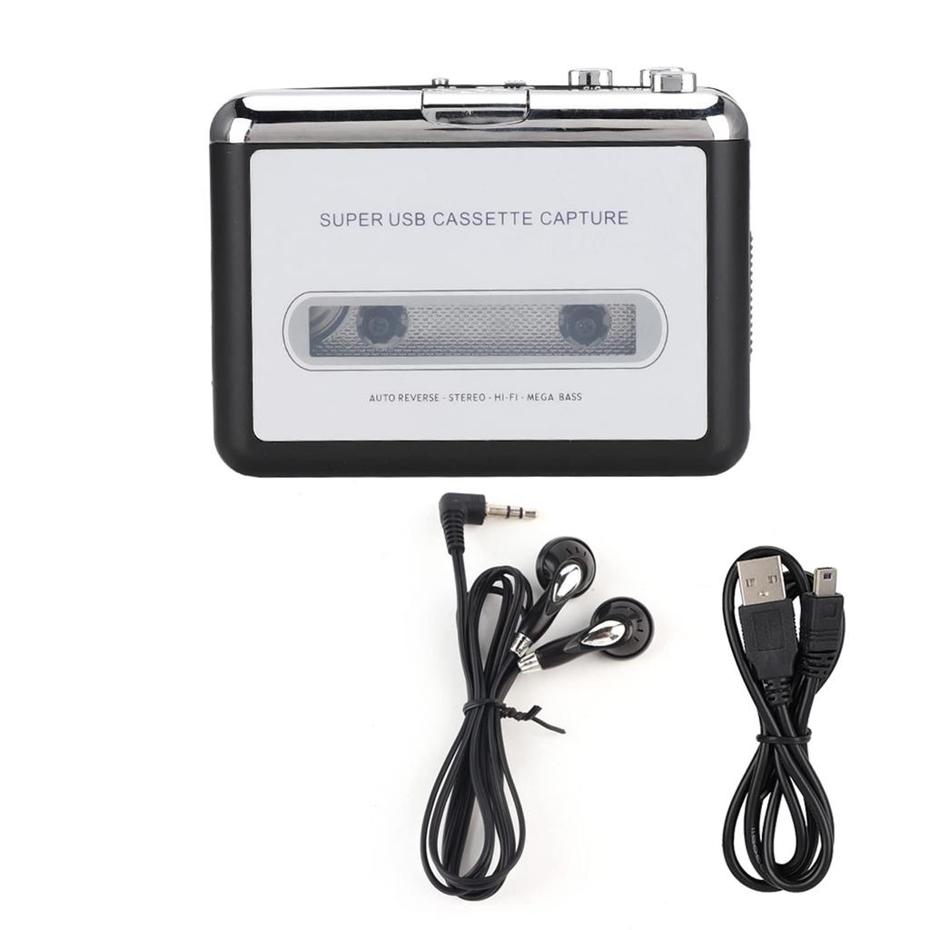 Cassette Tape Player, Walkman Cassette Player, Portable USB Tape To MP3 Capture Converter, Stereo Audio Music Player, Cassette Player