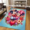 1pc Mickey Pattern Area Rug Soft Flannel Floor Mat for Living Room,Office,Bedroom and Carpet