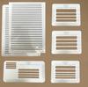 All-in-One Cross-Border Greeting & Invitation Card Template Set with Ruler - 4 Pieces