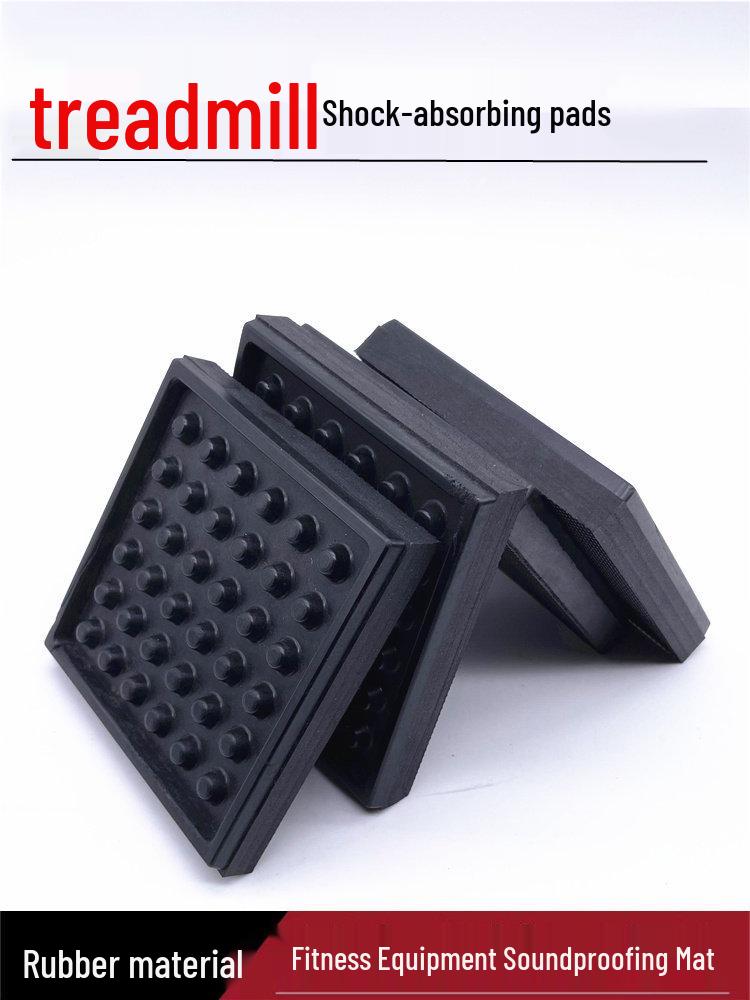 

Звукоизолирующий и амортизирующий резиновый коврик для беговой дорожки - Нескользящая подкладка для фитнес-оборудования и стойки для барабанов One Piece Textured 100x100x15mm