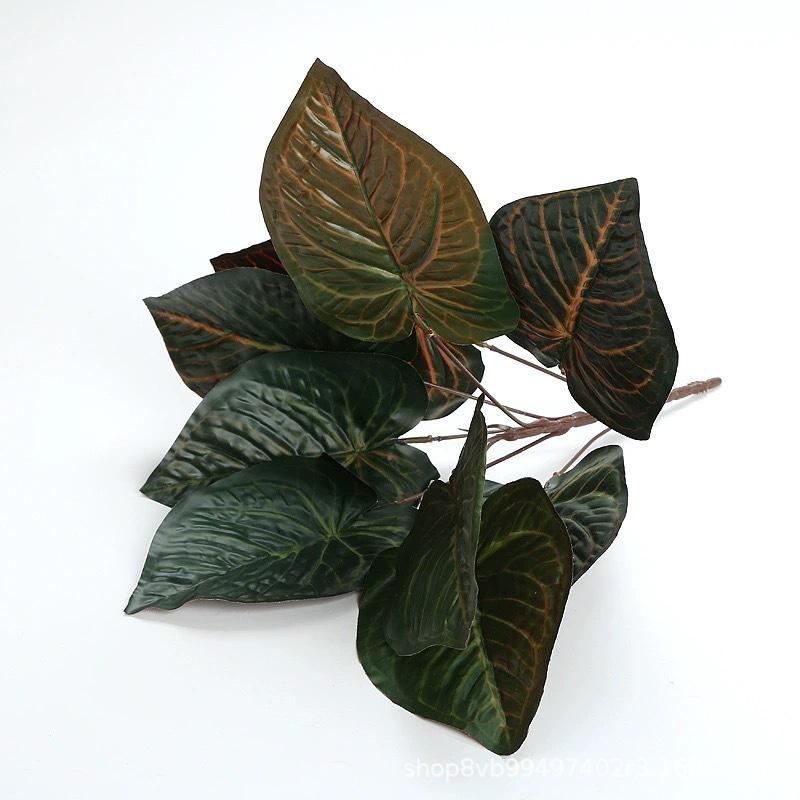 Simulation Plant Wall Green Plant Background Wall Flower Arrangement With Material Fake Flower Green Dill Living Room Small Potted Plant Decorative