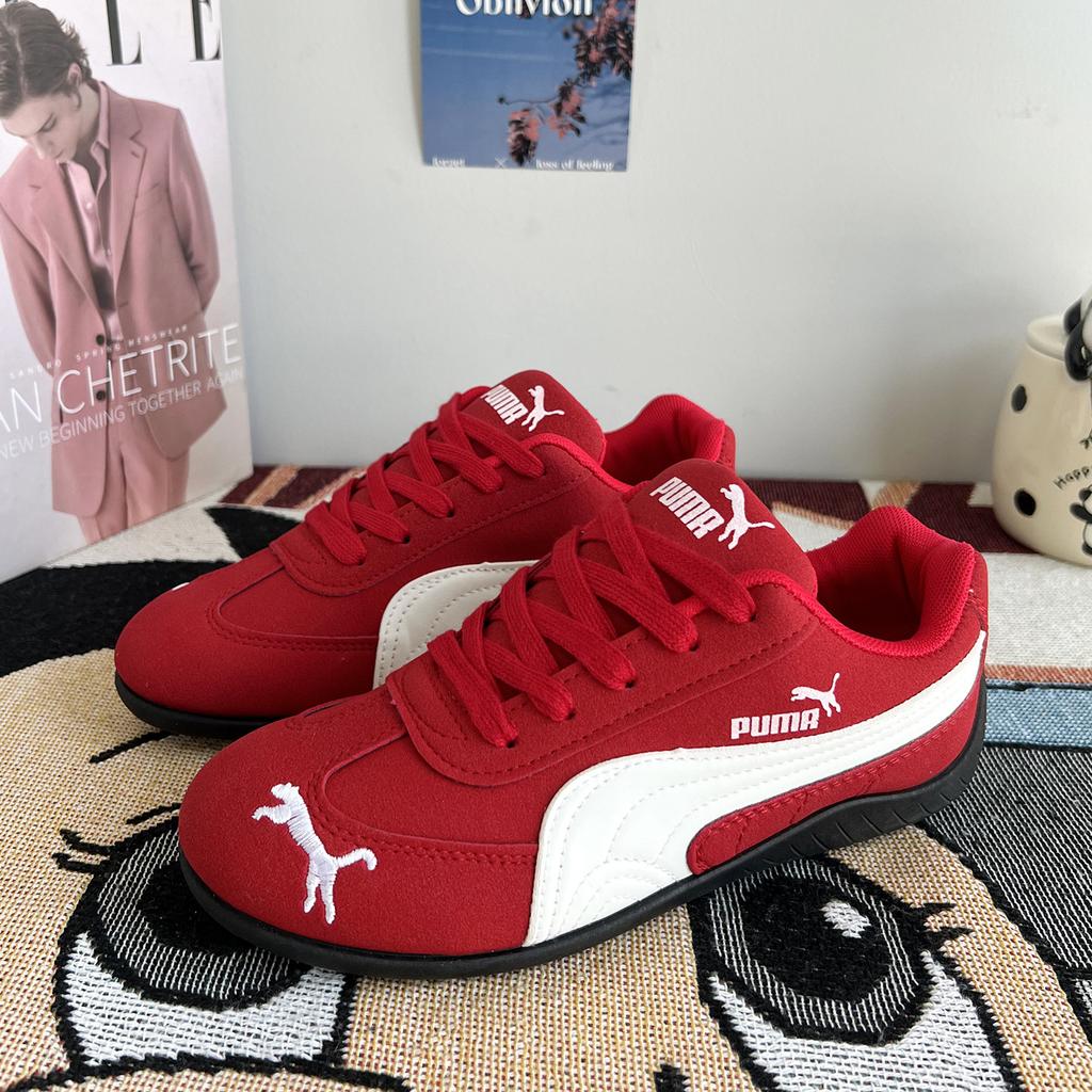 Red Shoes Men's Shoes Summer Breathable Board Shoes Men's Trendy, Versatile New Couples Casual Sports Moral Training Shoes Women