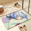 N-Nejire My Hero A-Academia Soft Comfortable Short Plush Rug Carpet mat Anti‑Slip Floor Mat Machine Washable Home Decor