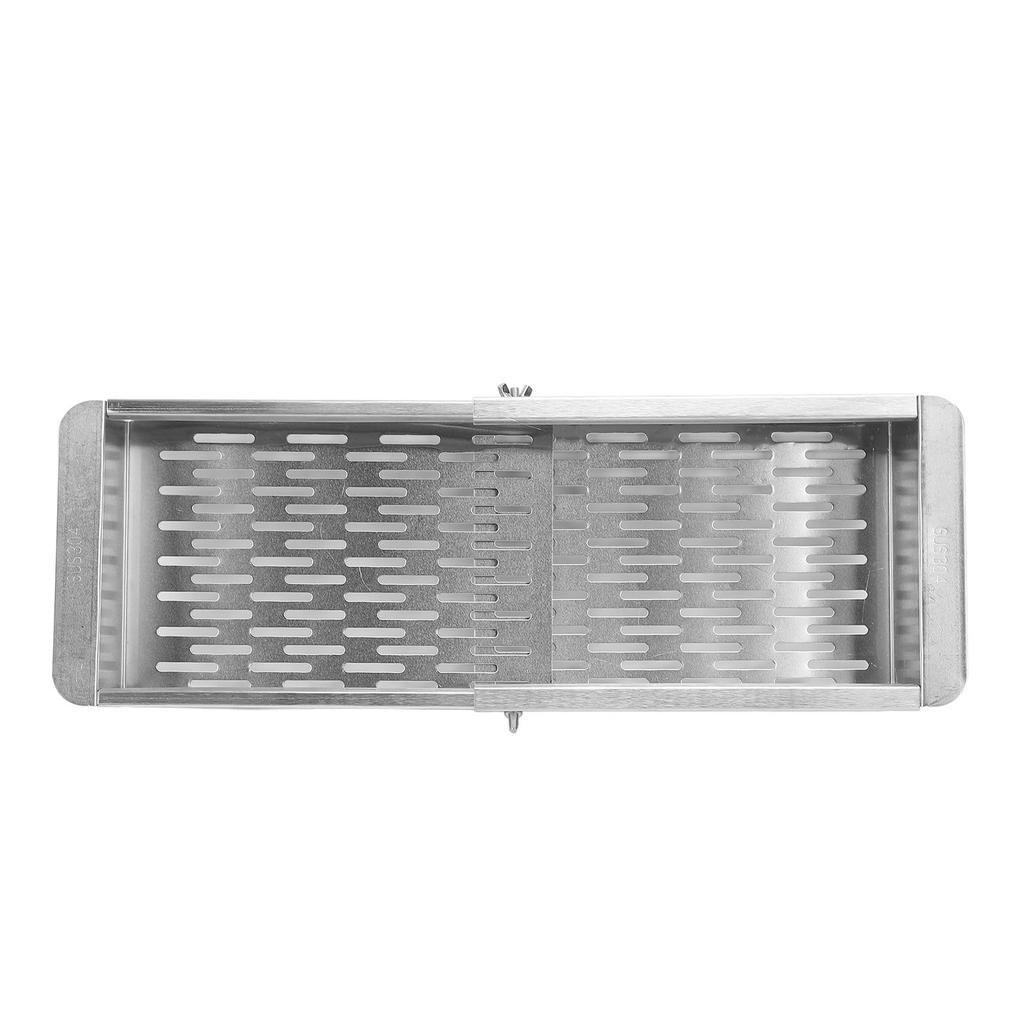 Scurgător de vase pentru chiuvetă, retractabil, din oțel inoxidabil 304, economisește spațiu, pentru legume F