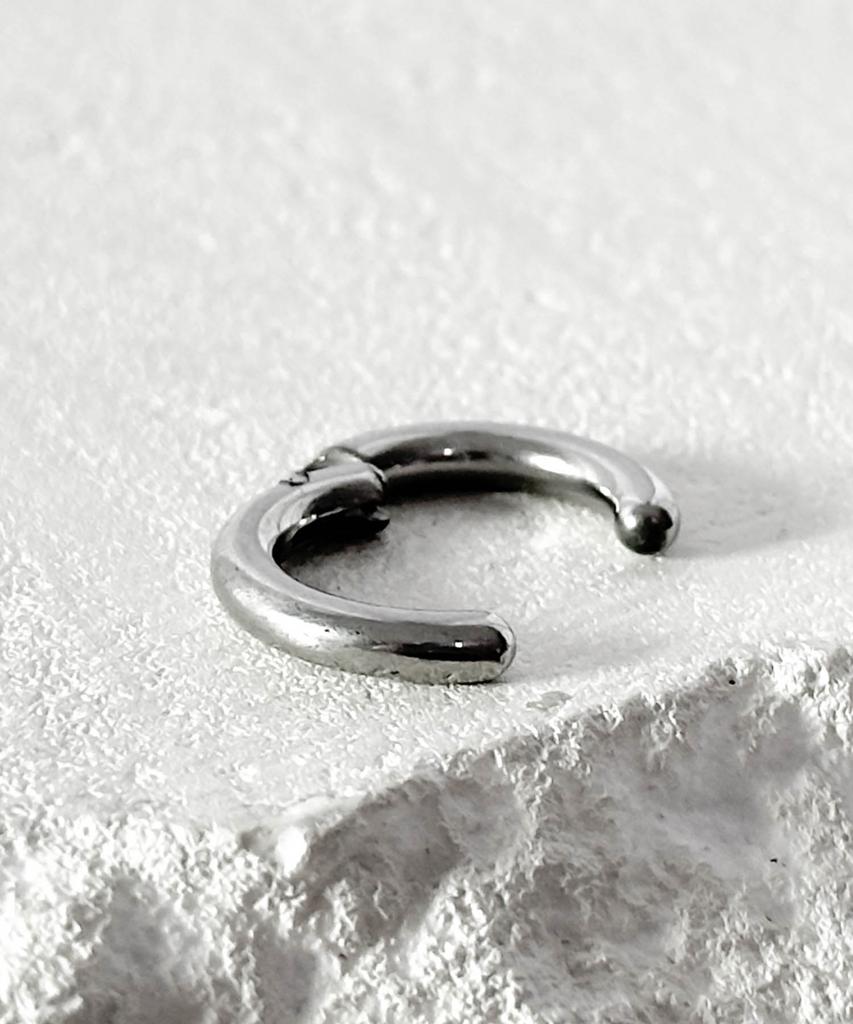 Blessed Bullet Blessed_Round Cylinder Open Ear Cuff