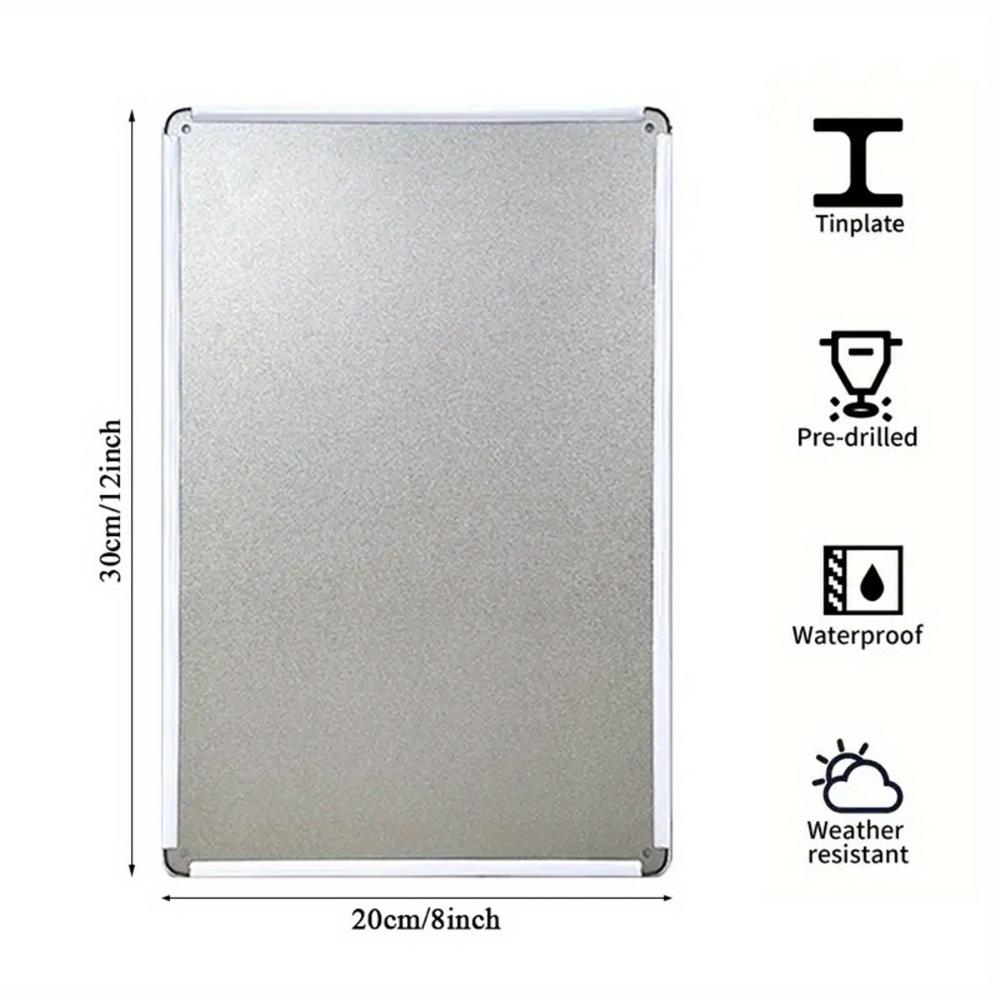 Vintage Music Metal Tin Sign: 12x8 inches/30x20 cm, Rustic Style Wall Art for Home, Bar or Farm Decor - Iron Material