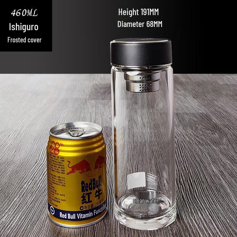 Portable High Borosilicate Glass Water Cup