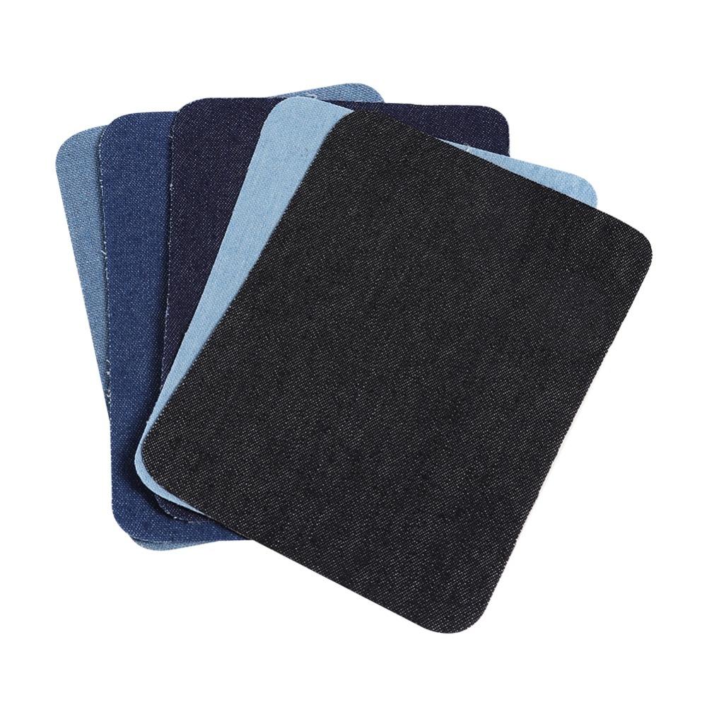 25PCS Denim Cloth Patches No Sew Iron on Patches Decoration Set Denim Patches  Home Use
