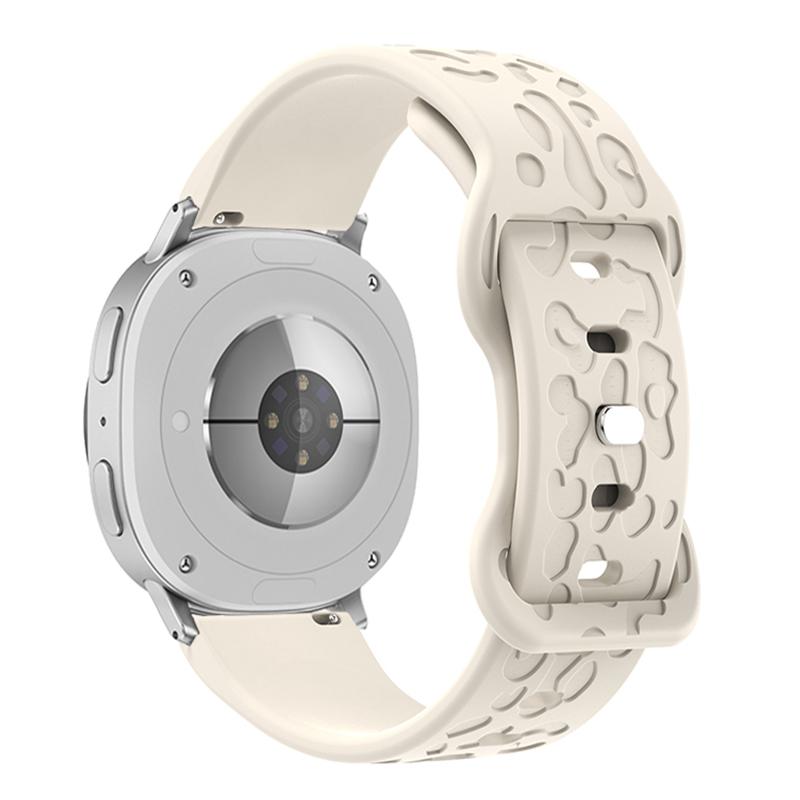 Silicone Strap For Samsung Galaxy Watch8 Classic 46mm/Watch8 44mm/40mm Leopard Texture Watch Band