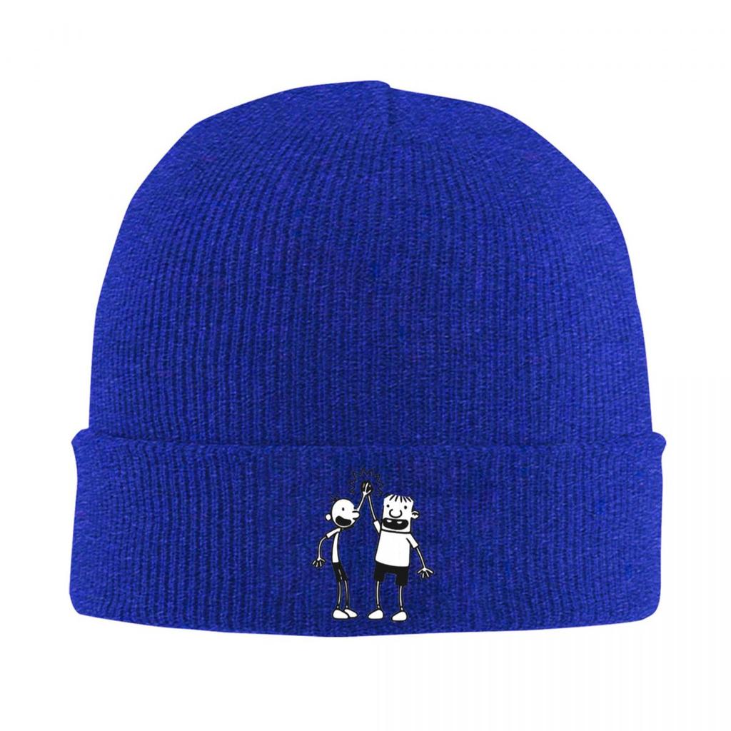 Diary Of A Wimpy Kid Warm Knitted Cap Hip Hop Bonnet Hat Autumn Winter Outdoor Beanies Hats for Men Women Adult