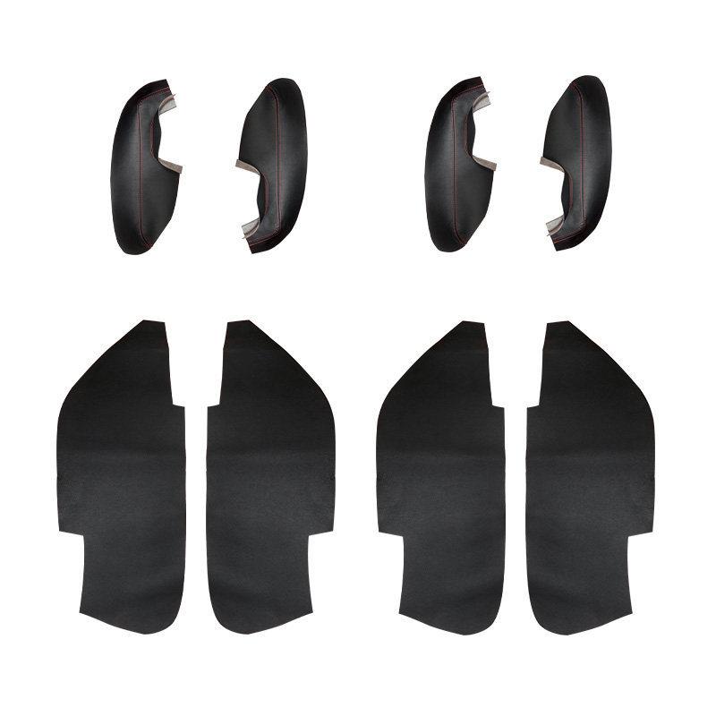 4pcs For Subaru Forester 2013 2014 2015 2016 2017 2018 Car Microfiber Leather Interior Door Armrest Panel Cover Trim