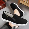 Fashion Old Beijing Cloth Shoes 2024 Autumn New Men's Shoes Breathable and Lightweight Solid Color Cloth Shoes Anti Slip Casual Shoes