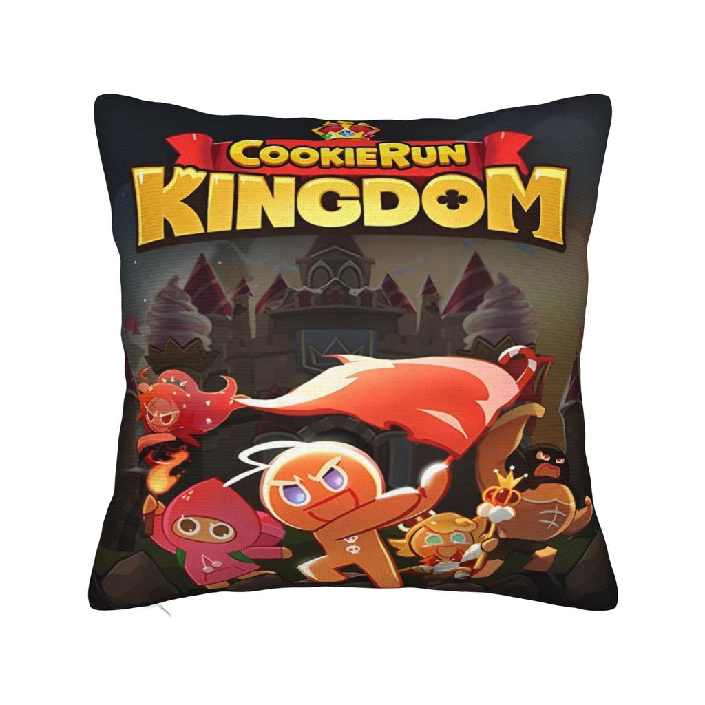 Cookie Run Kingdom Printed Pillowcase Cushion Cover anime cartoon Pillow Covers New Style Home Decorations Zippered Multi Size