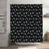Vintage Floral Shower Curtain Botanical Pattern Bathroom Decor Rustic Farmhouse Linen Fabric Waterproof Curtains