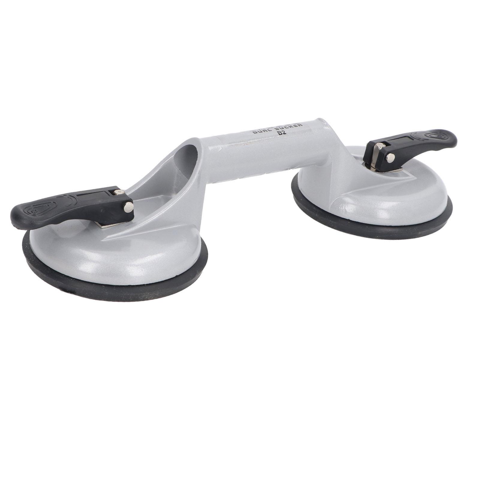 Присоска 100 кг Сила Двойной коготь Сверхмощный Подъемник присоска из алюминиевого сплава для стекла Напольная плитка