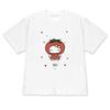 Funny Tomato Cat Graphic Tshirt ShortSleeve Black Casual Top Korean Style Versatile Cute Cat Tee for Women Unisex OOTD Minimalist