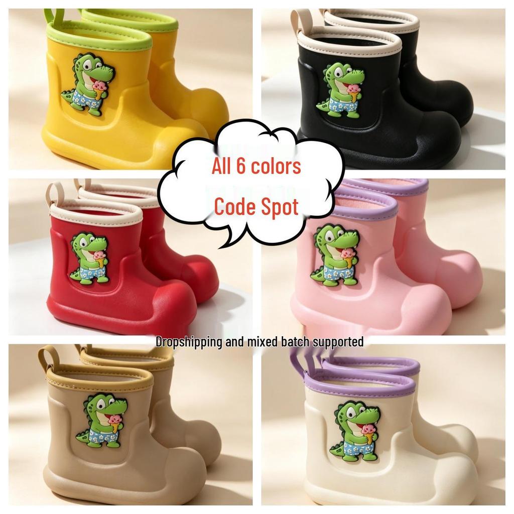 Children's Non-Slip Waterproof EVA Rain Boots - Soft, Breathable Baby Outdoor Footwear