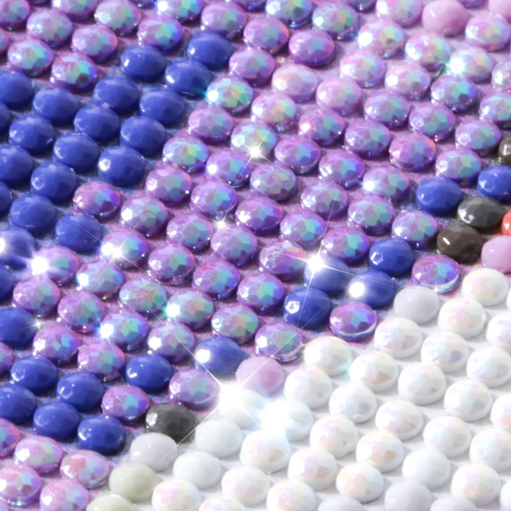 1225Pcs 5D Mosaic Round Diamond Set 60 Colors 5D Diamond Art Beads for DIY Diamond Art Crafts for Nail Art Jewelry Decoration