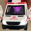 1:32 Mini Car Diecast Ambulance Fire-Truck Policecar Model Sound And Light Vehicle Simulation Collection Gifts Toys Boys