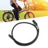 Electric Bike Motor Extension Cable M6 Male 9 Pin Waterproof Extension Cable for Front Rear Hub Motor Conversion Kit 66cm
