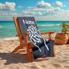 Personalized customized proof beach towel with Untitled Dance pattern - soft, absorbent,quick-drying,perfect swimming,camping&bathing