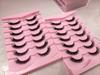 7 Pairs Per Tray Hot Sales New Product Strip False Eyelashes Lash Fluffy Eyelash Vendor Bulk 3d Faux Mink Lashes