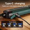 COB Work Light USB Rechargeable Led Work Light with 360° Swivel Hose Magnetic Hanging Hook for Camping Car Repair Emergency
