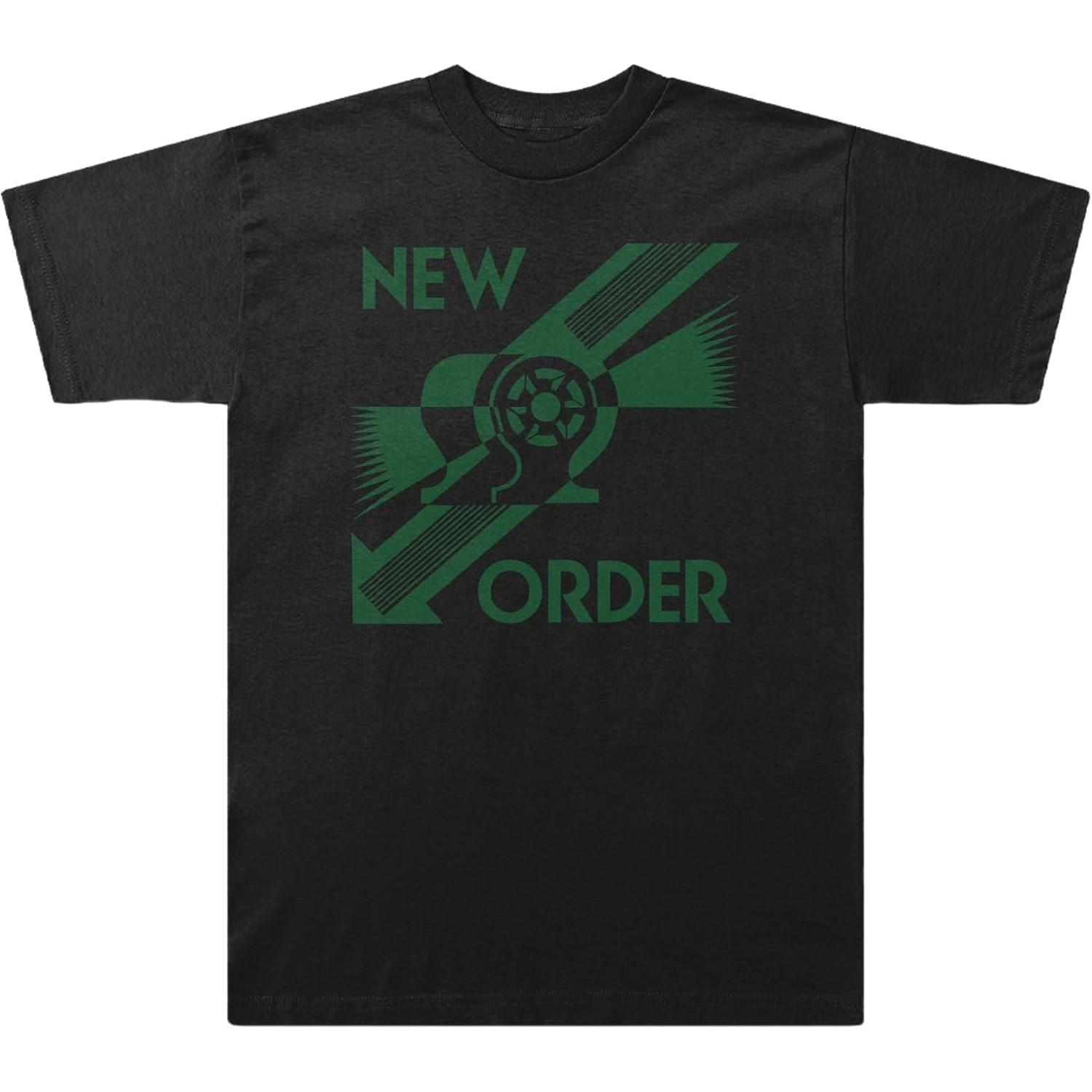 New Order Unisex-Adult Standard Something Green T-Shirt XXXXXL чёрный