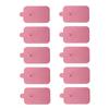 10 Stück TENS-Gerät Ersatzpads Nicht reizende Elektrotherapie-Pflaster für Elektrotherapie Rosa