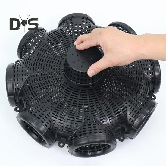 Fishing Bait Trap 3/6/8 Holes Heavy Duty Fine Mesh Portable River Prawn Shrimp Crawfish Eel Loach Crab Catcher Trap Fish Cage