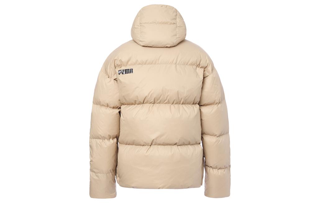PUMA Down Jackets Men's Khaki Hooded Moderate 678334-84