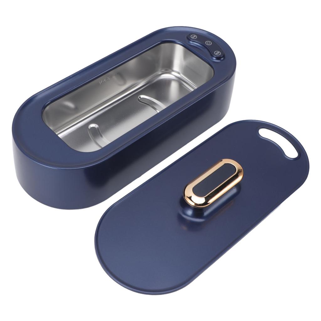 Glasses Cleaning Machine Portable Compact 380ml Tank Sonic Jewelry Cleaner For Eyeglass Ring Watches