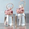 Drop Proof Kids Sippy Cup Food-Grade Silicone Water Bottle Portable Water Straw Cup