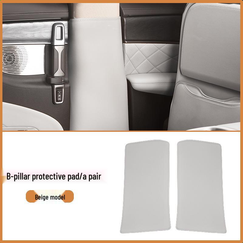 Denza D9 Leather Seat Kick Mat and Door Protection Car Accessories