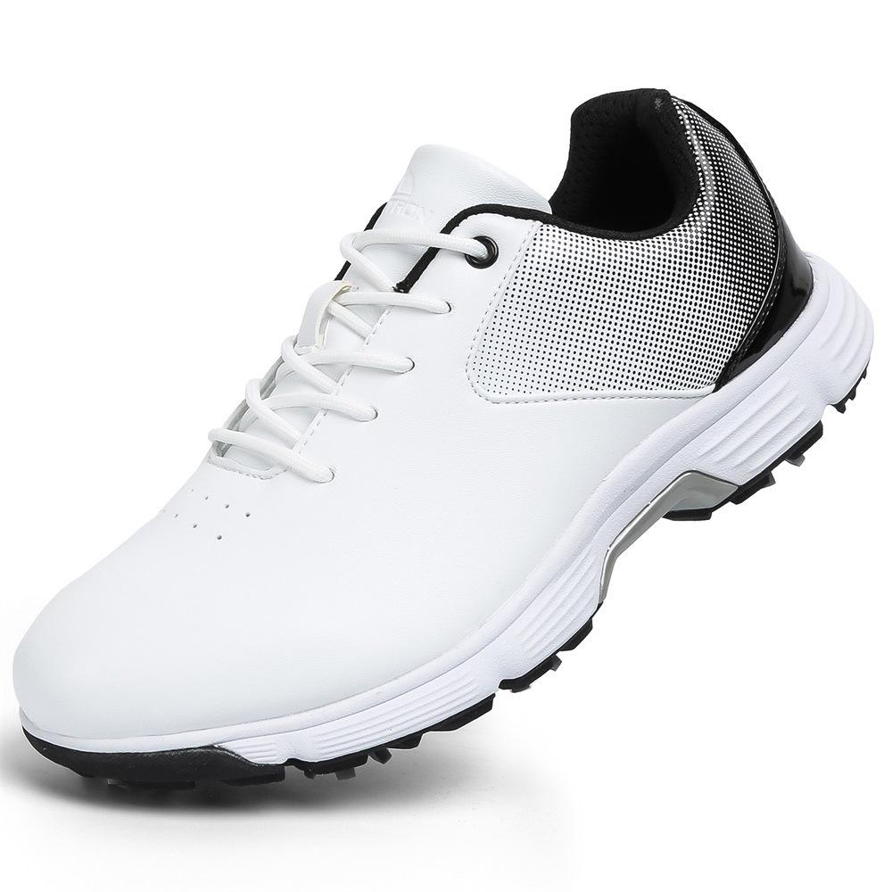 Non-slip Professional Men's Golf Shoes with Spikes for Outdoor Sports