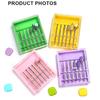 Nail Art Equipment Nail Bits for Nail Drills with Storage Case Travel Friendly Polish Removal for Milling Machines