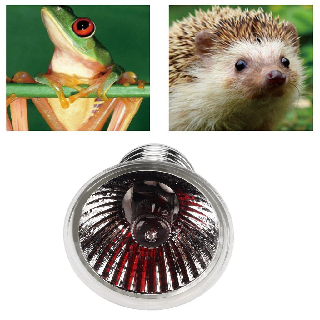 25W Reptile Heat Lamp Replacement Bulb 3.0 Infrared UVA UVB Sunbathe Heat Lamp Bulb for Reptile