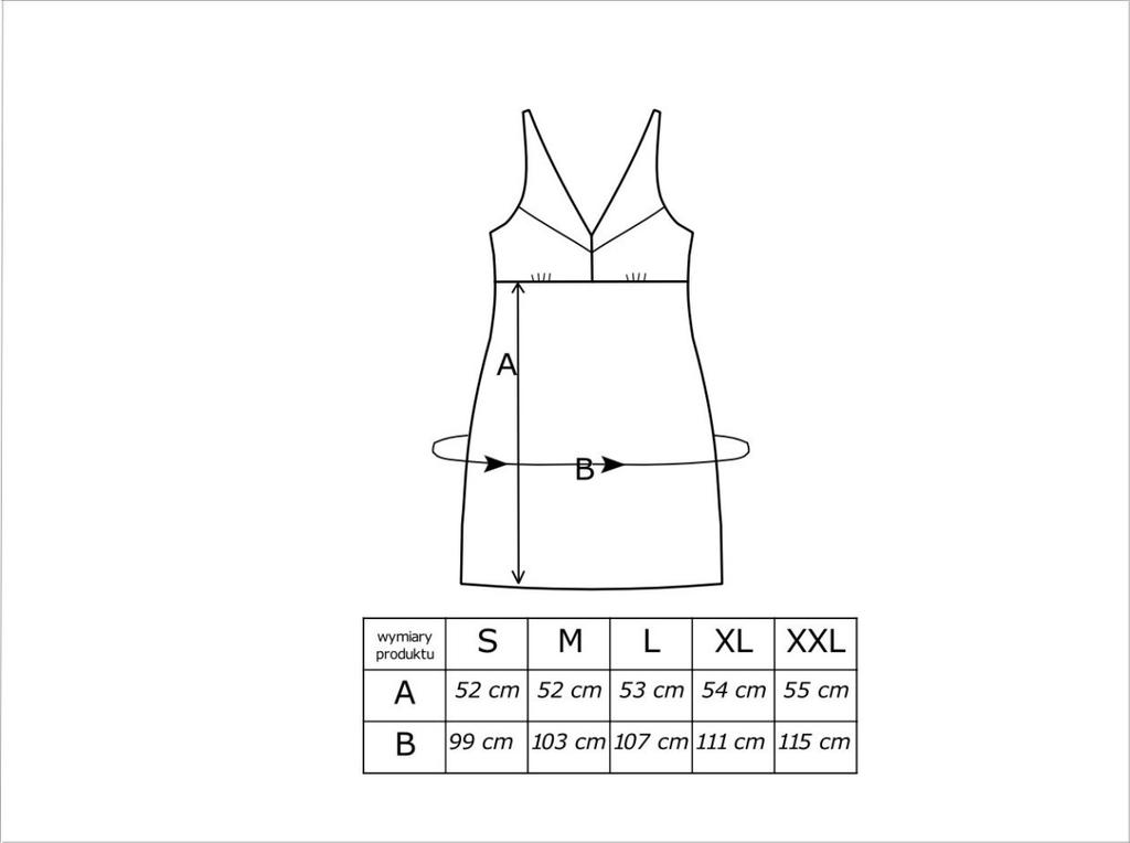 Amelia II rosa - Nachthemd