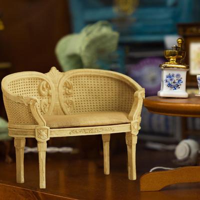 1/12 Dollhouse Sofa Doll Accessories Decoration Micro Landscape Life Scene Simulation